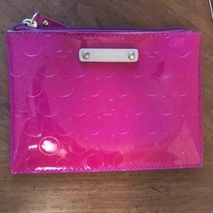 pink kate spade clutch